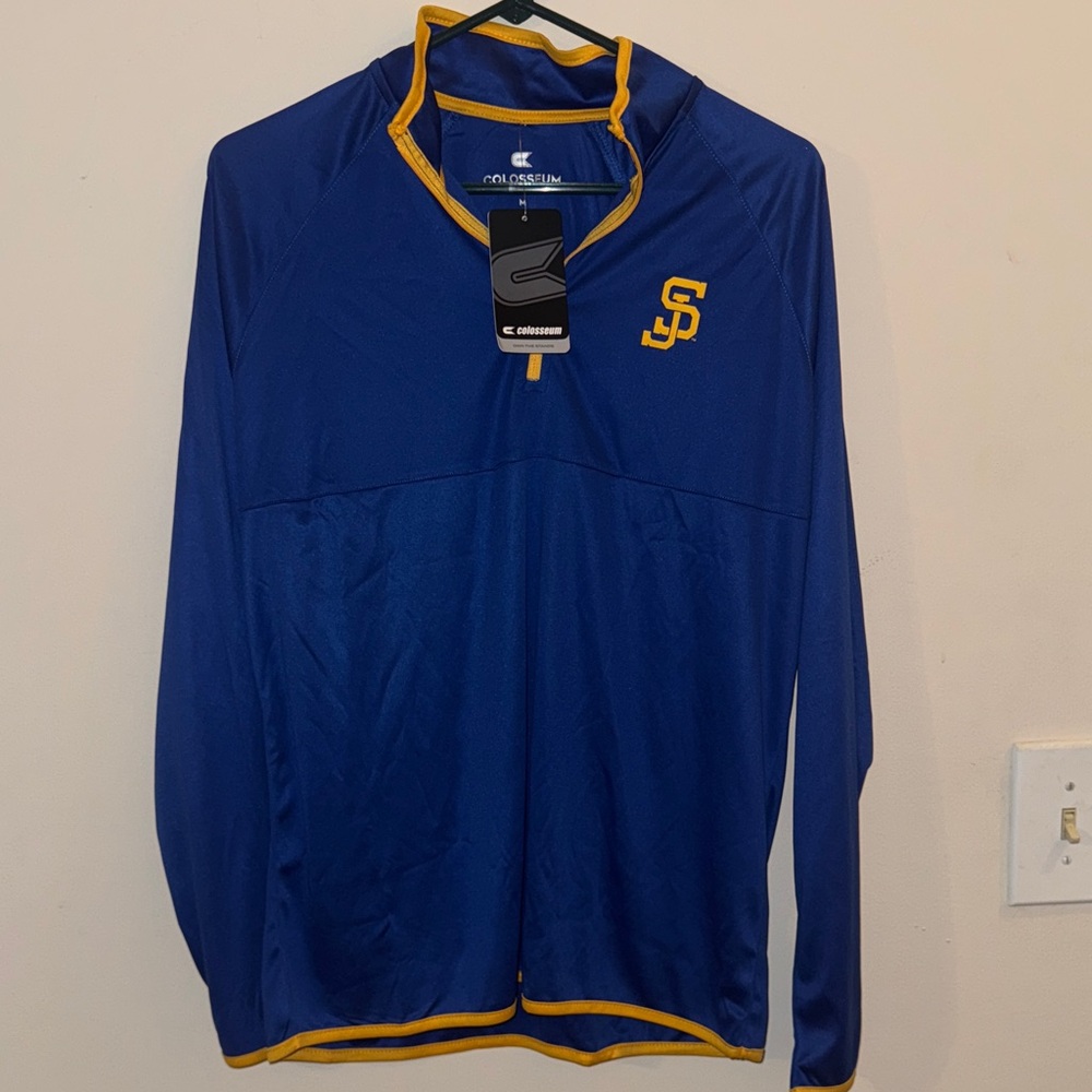Colosseum Blue and Gold Hoodie